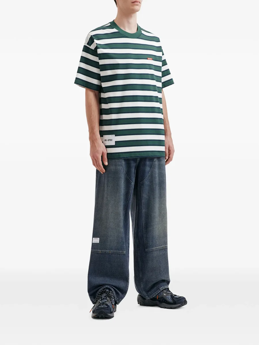 panelled wide jeans 4