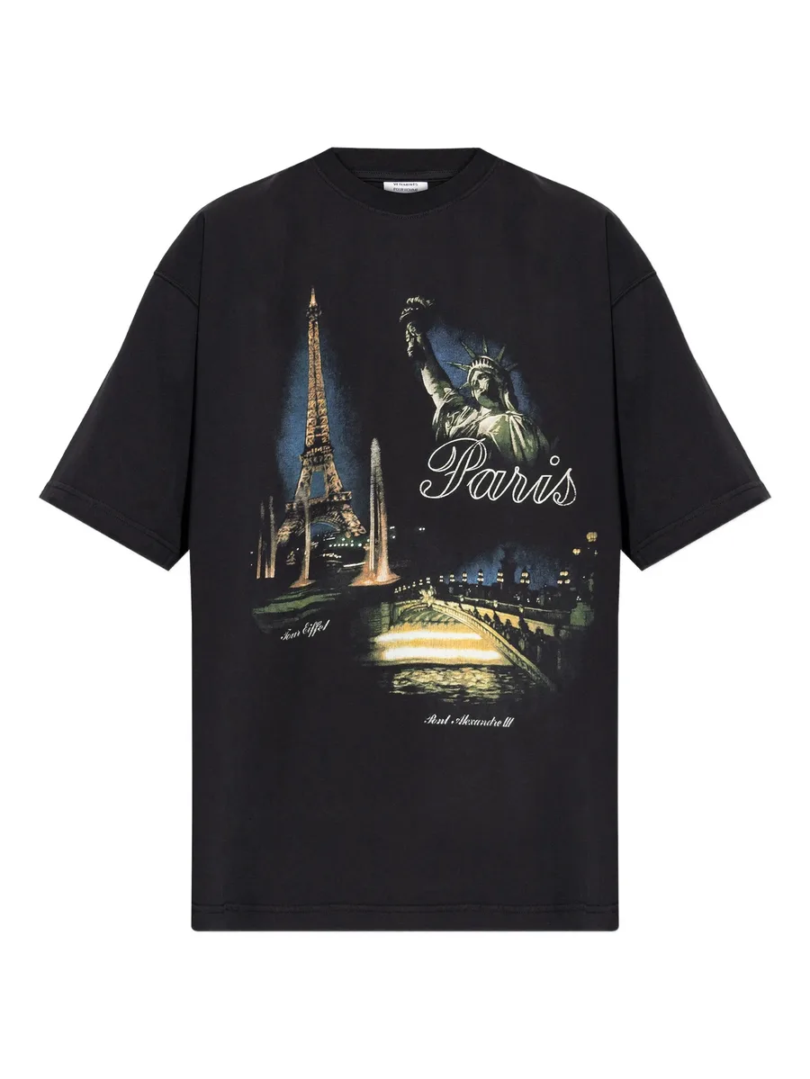 футболка с принтом Eiffel Tower 2