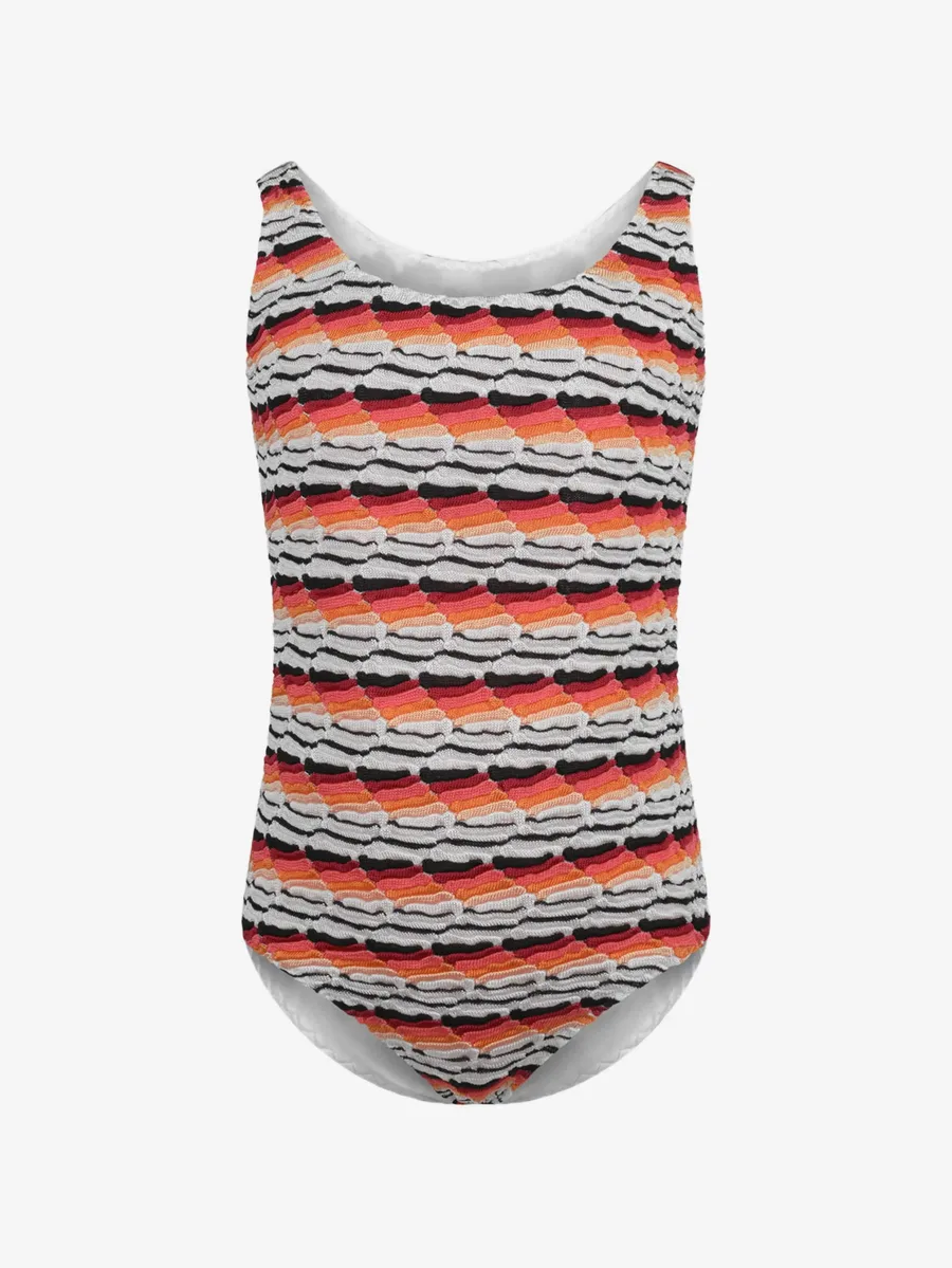 zigzag-knit swimsuit 1