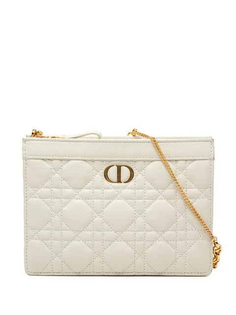 2021 Supple Cannage Calfskin Caro Every Dior Pouch crossbody bag
