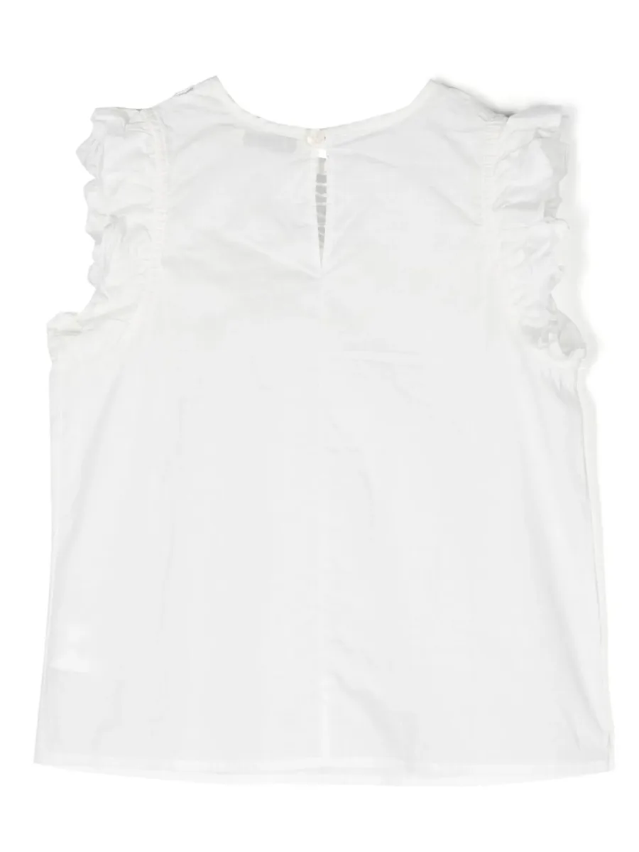 ruffle-detail sleeveless blouse 3