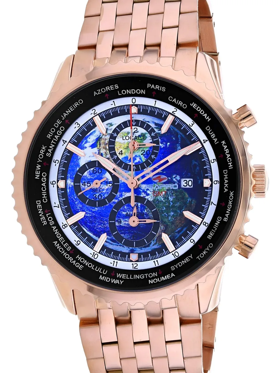 наручные часы Meridian World Timer GMT 47 мм 3