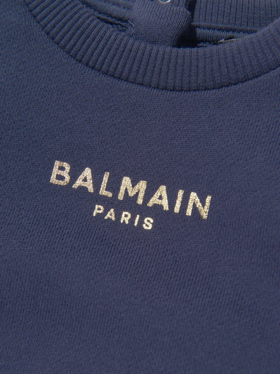 logo-print cotton sweatshirt 6
