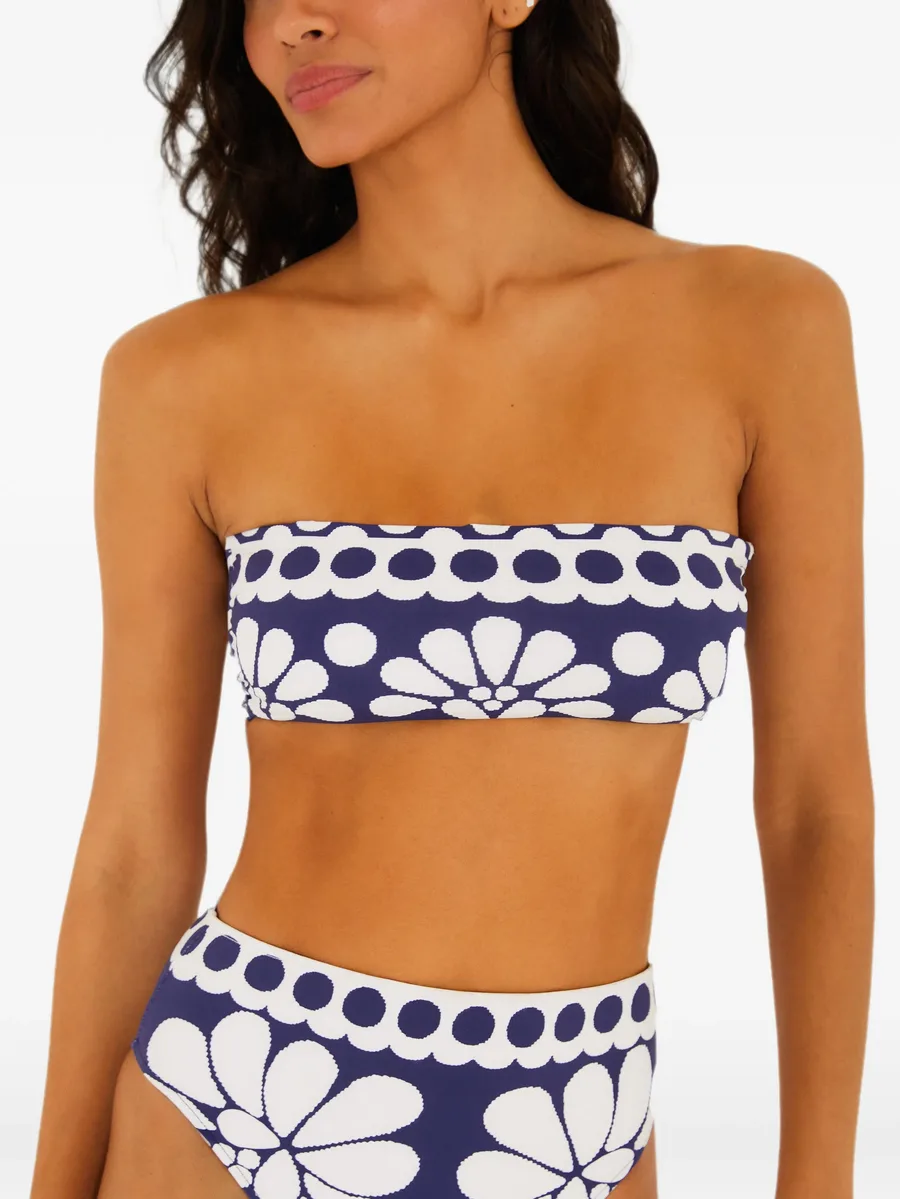 blue Palermo high-waist bikini bottoms 3
