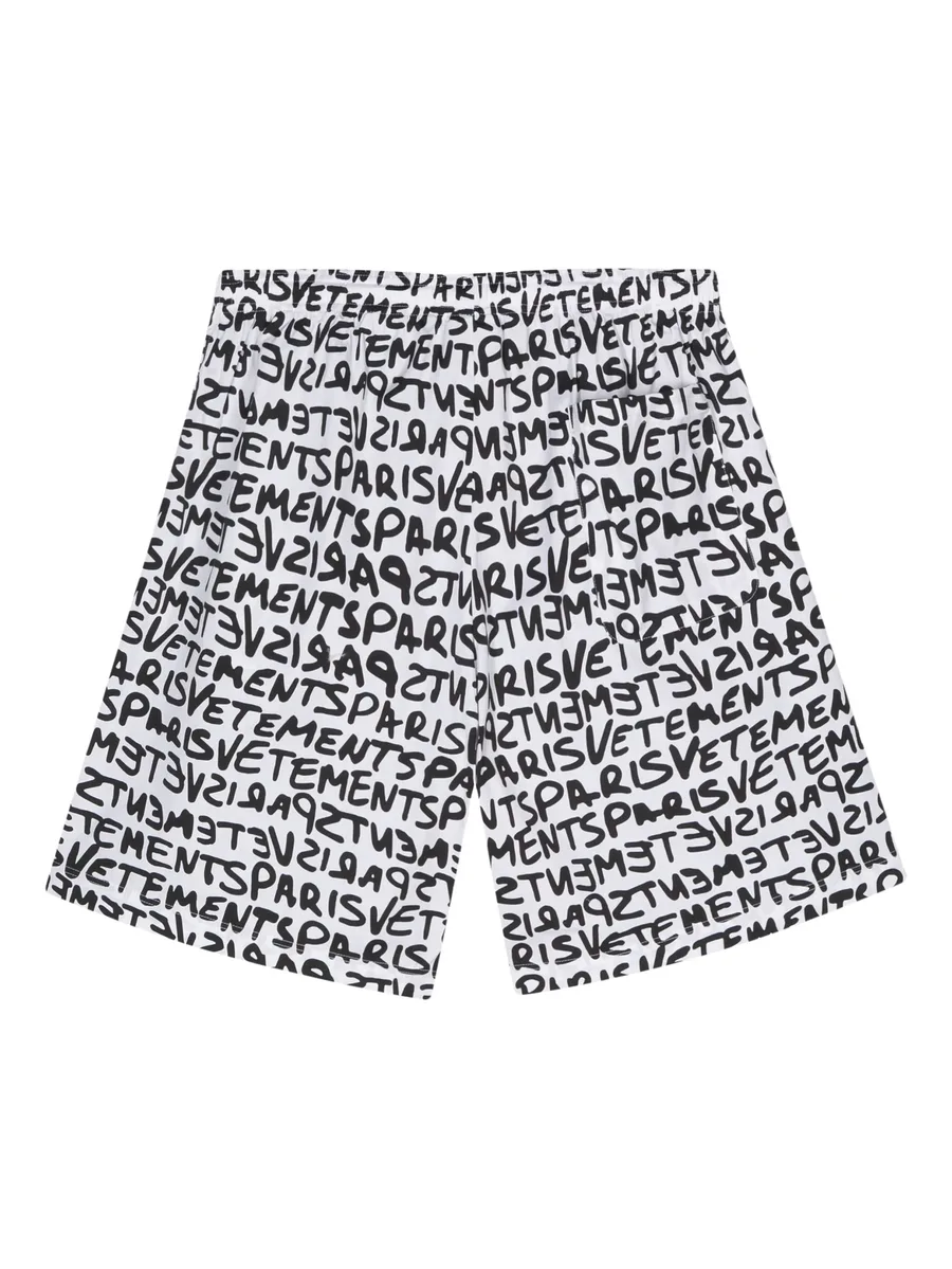logo-print cotton shorts 4