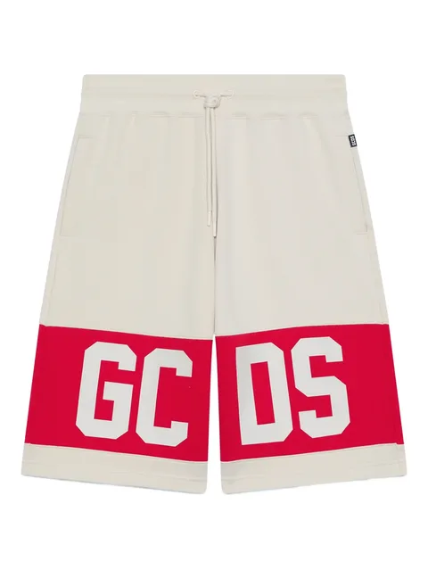 logo-print shorts