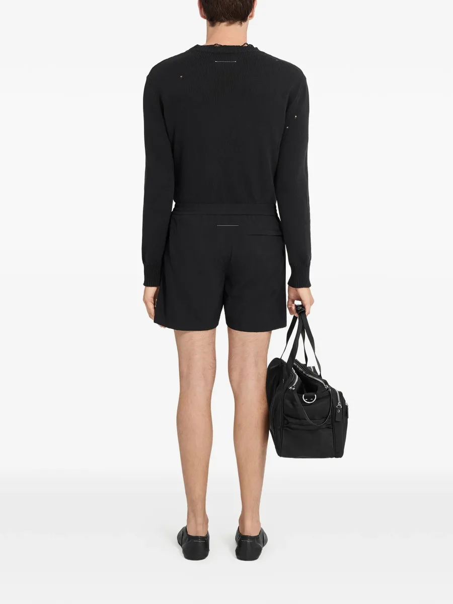 diagonal-pocket shorts 8