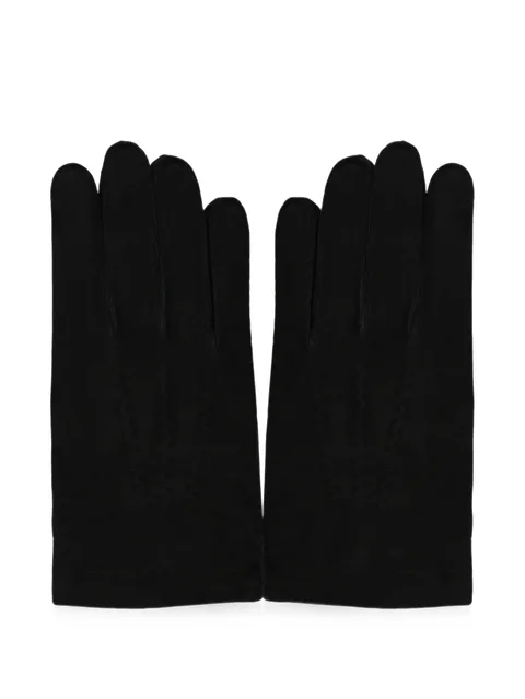 suede-finish gloves