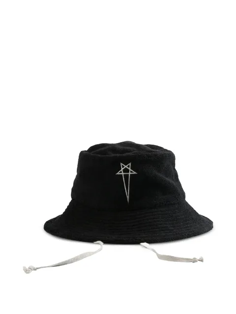 embroidered-motif bucket hat