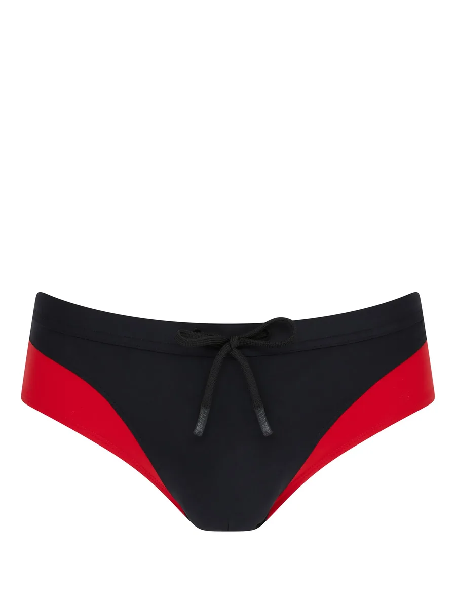 logo-print swim shorts 1