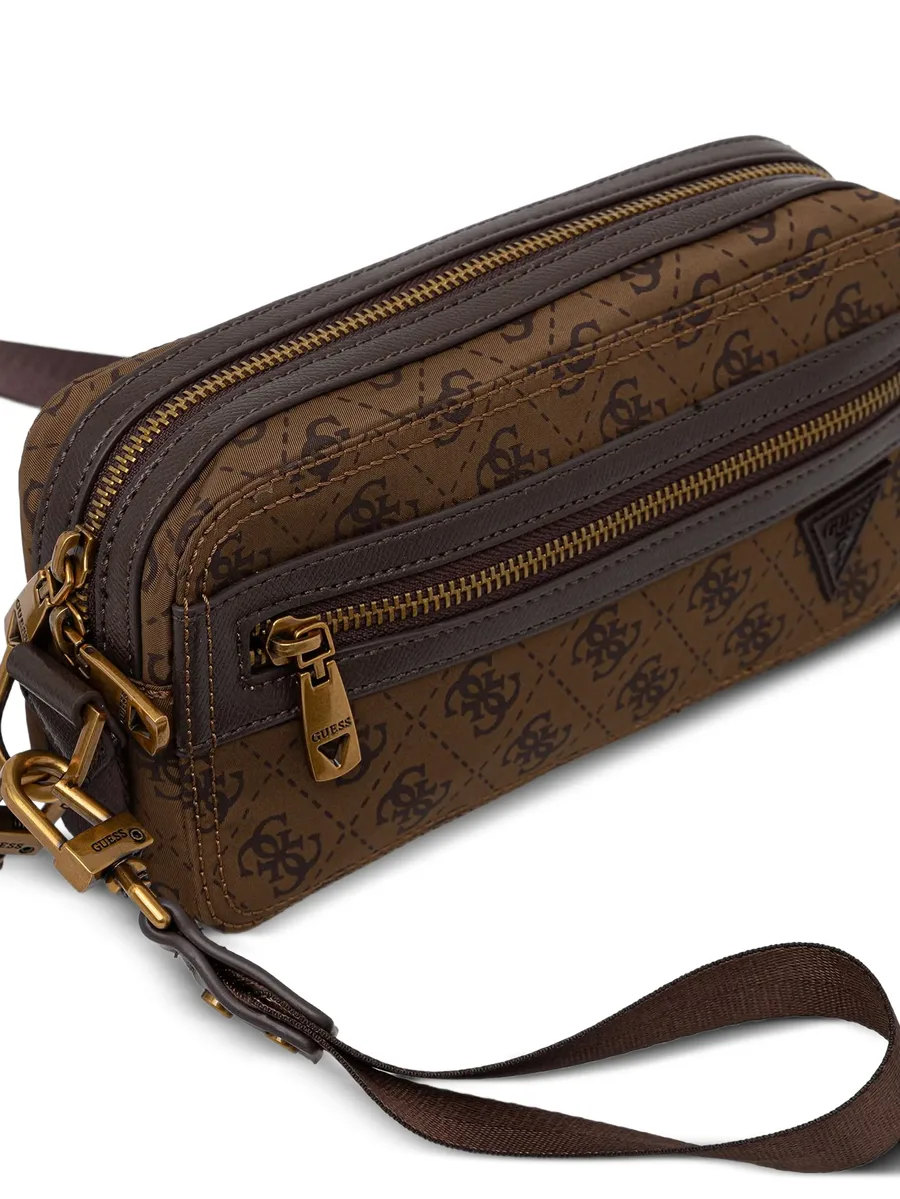 monogram-print messenger bag 7
