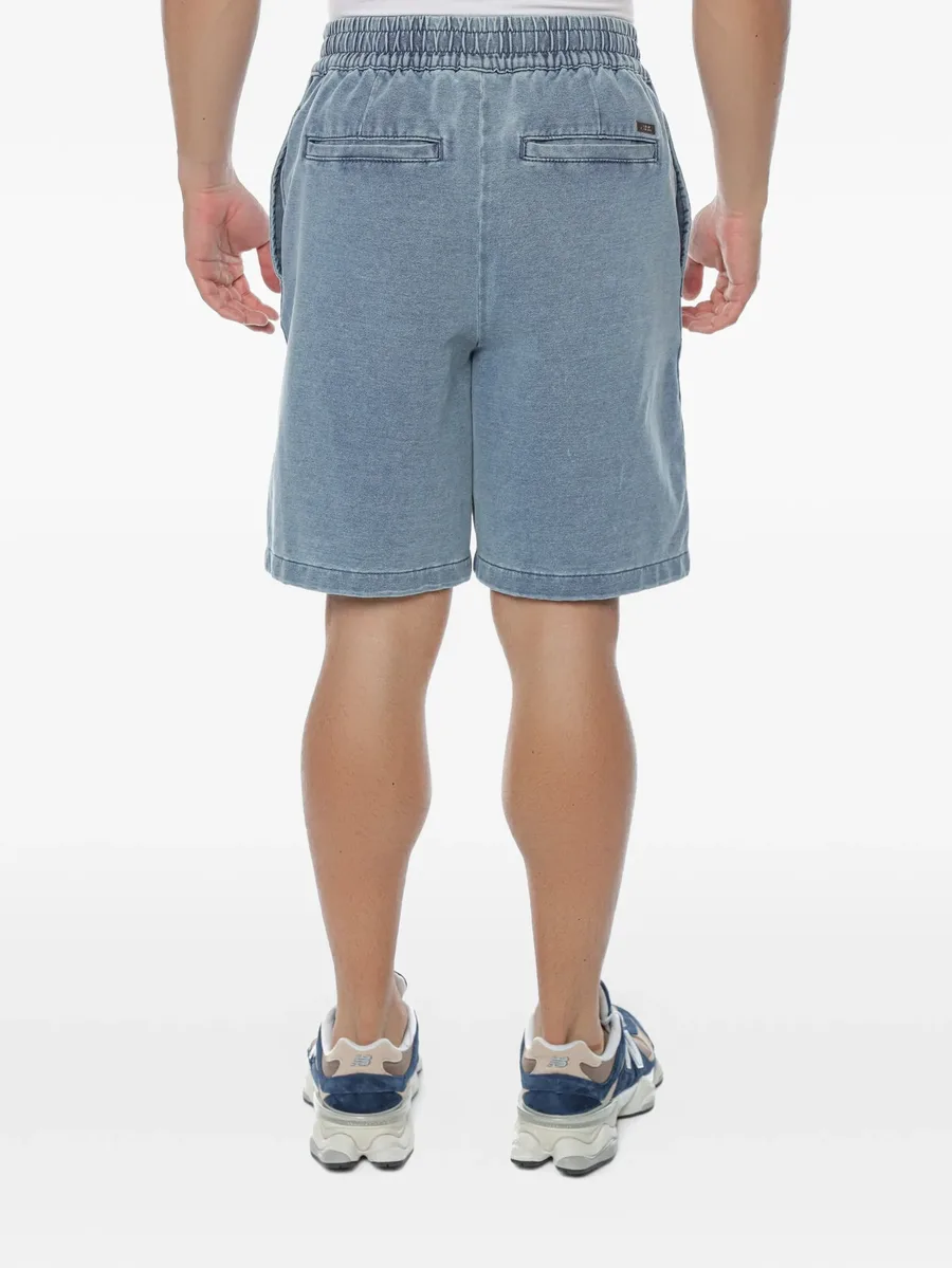 elasticated-waistband shorts 6