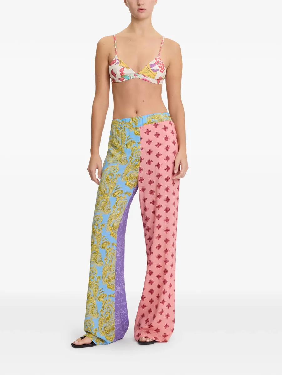 брюки Paisley в технике пэчворк 5