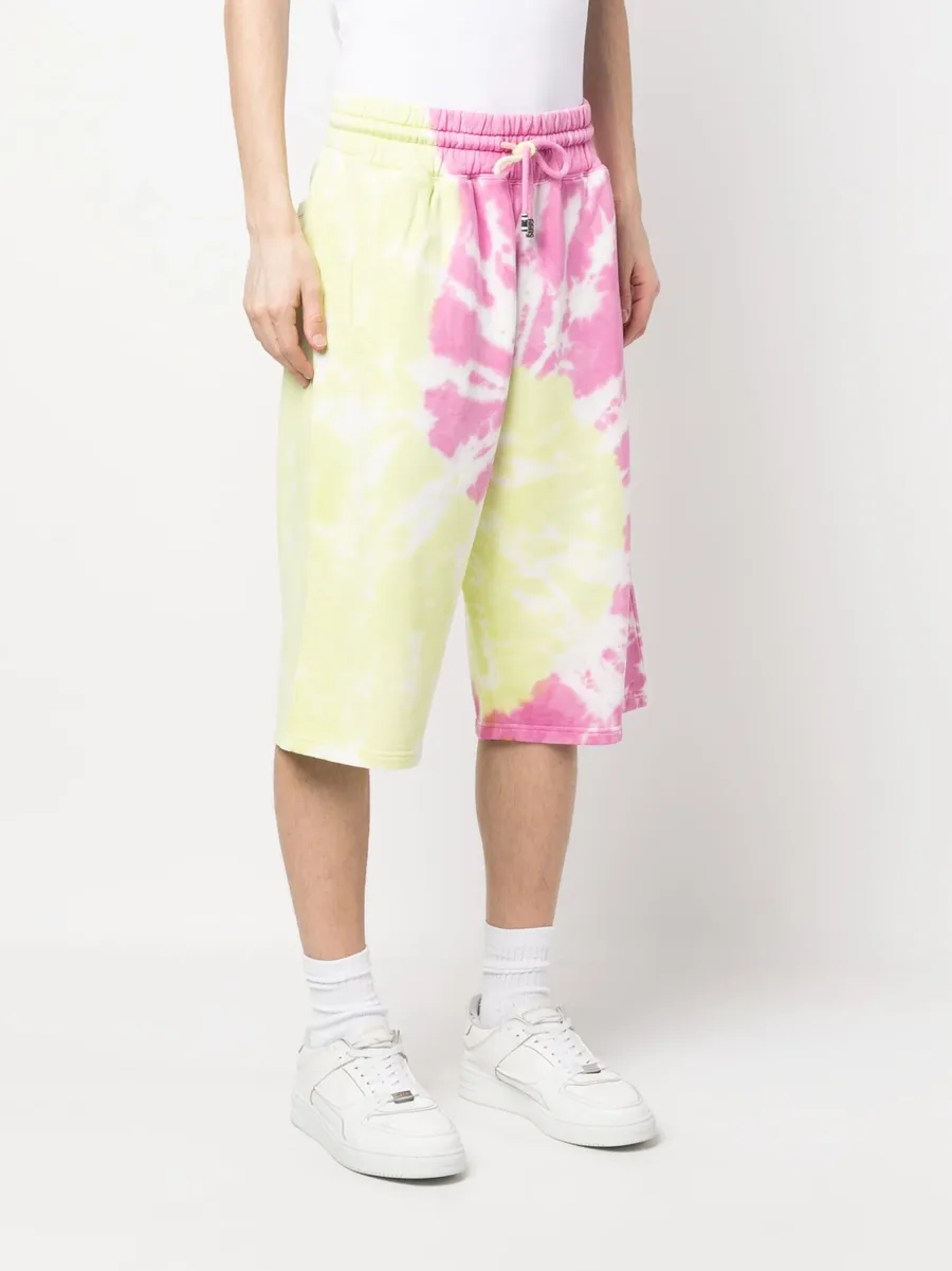 tie-dye print bermuda shorts 6