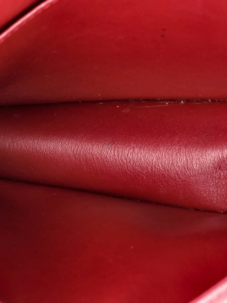 лакированная сумка через плечо Lady Dior Chain Pouch Cannage Quilt 11