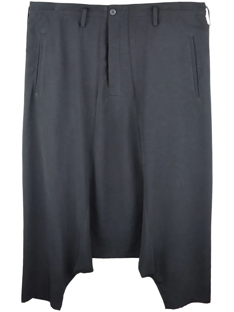 Sarouel drop-crotch trousers 1