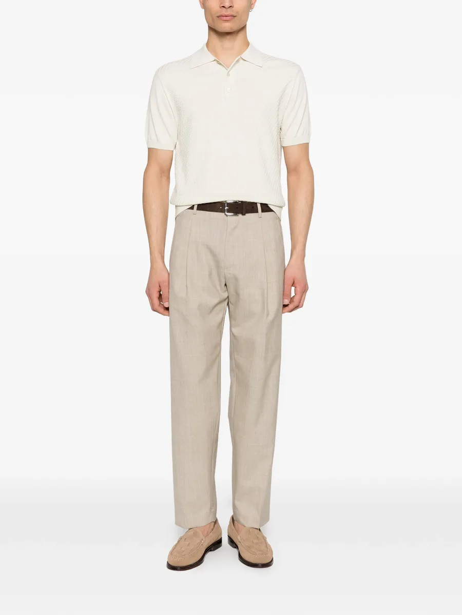 textured polo shirt 3