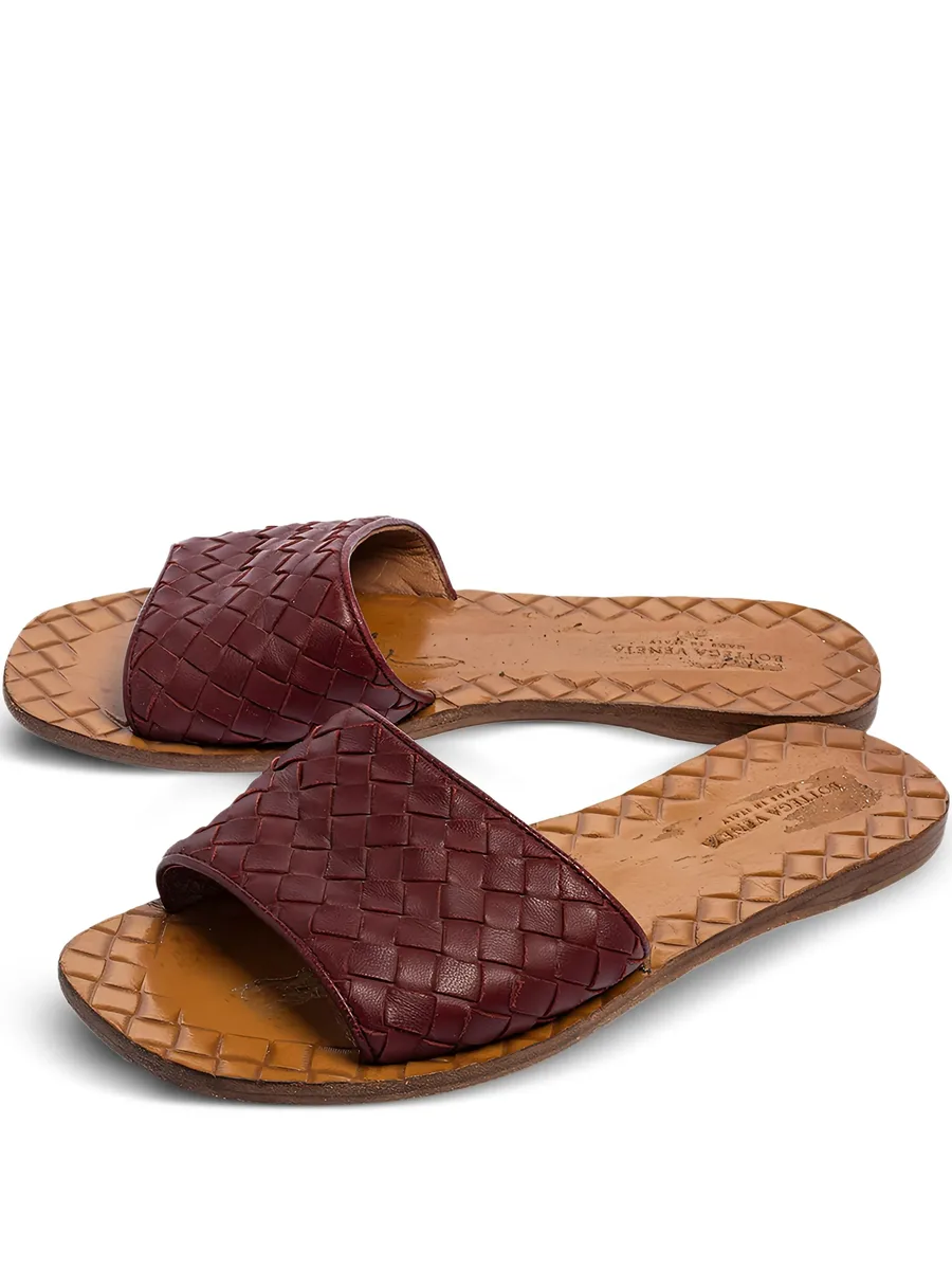 Intrecciato flat sandals 2
