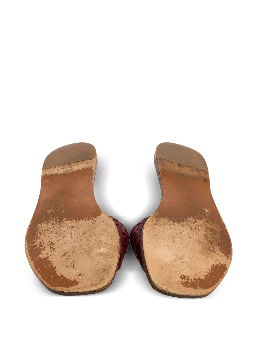 Intrecciato flat sandals 6
