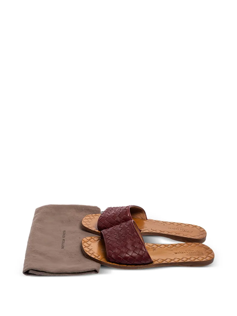 Intrecciato flat sandals 9