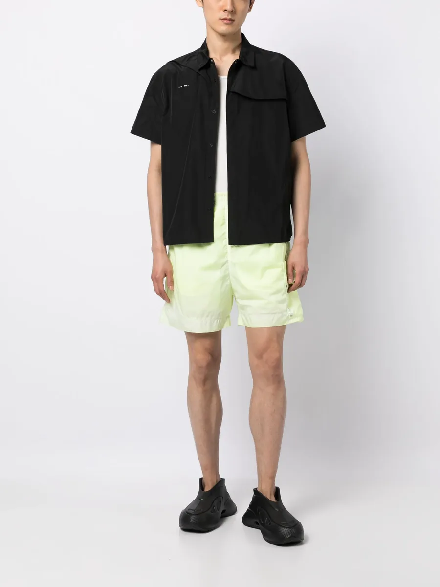 eyelet-detail straight-leg shorts 3