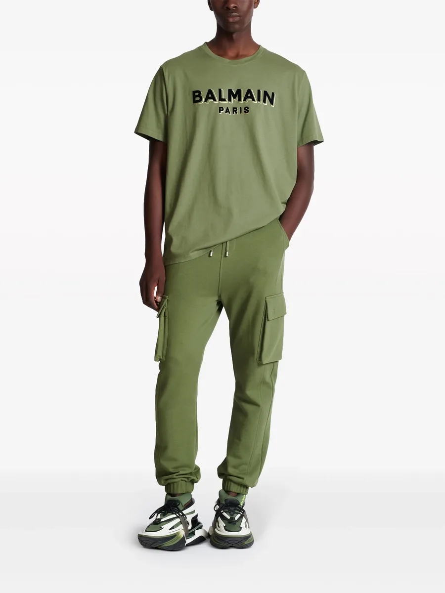 logo-print cargo track pants 4