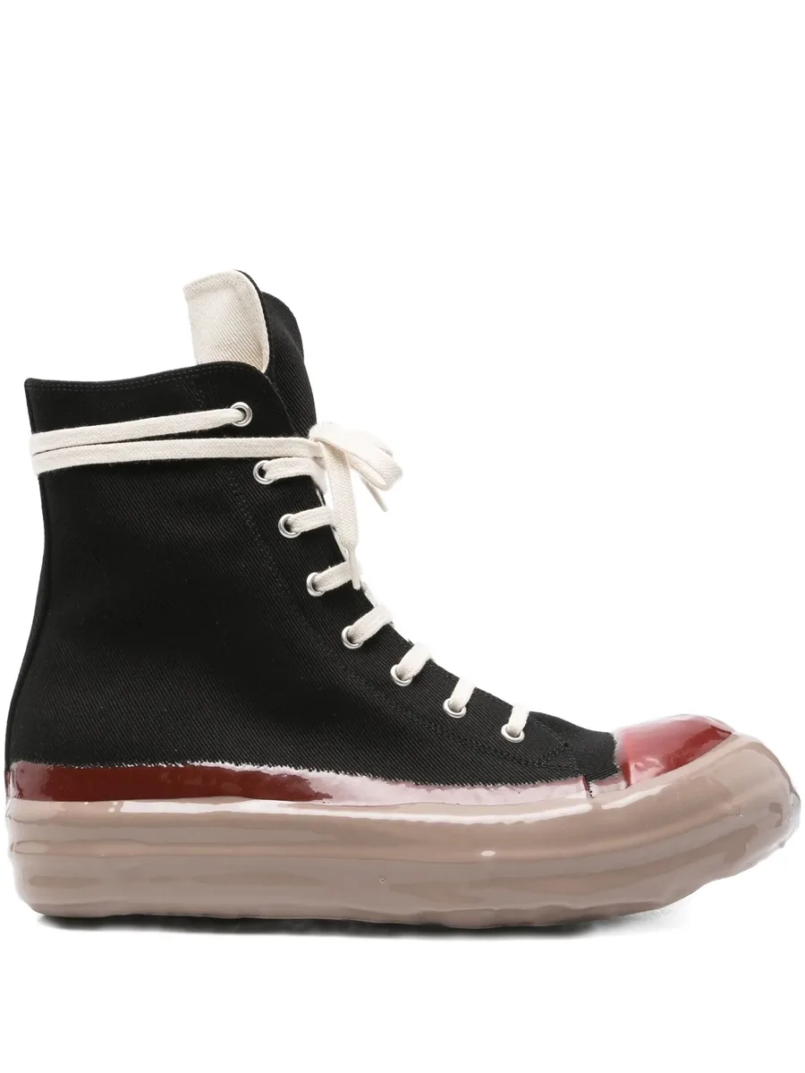 high-top lace-up sneakers 1