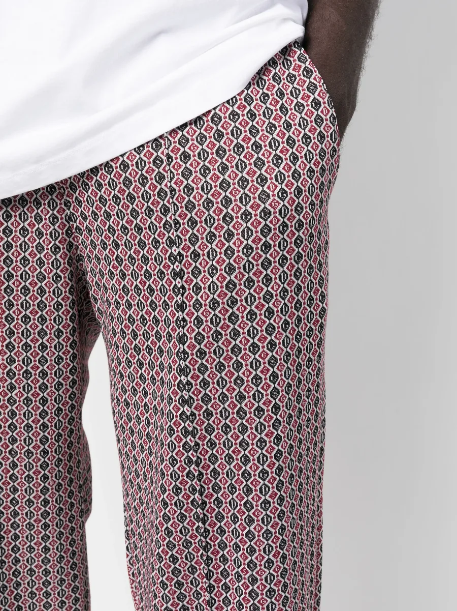 logo-jacquard track pants 10