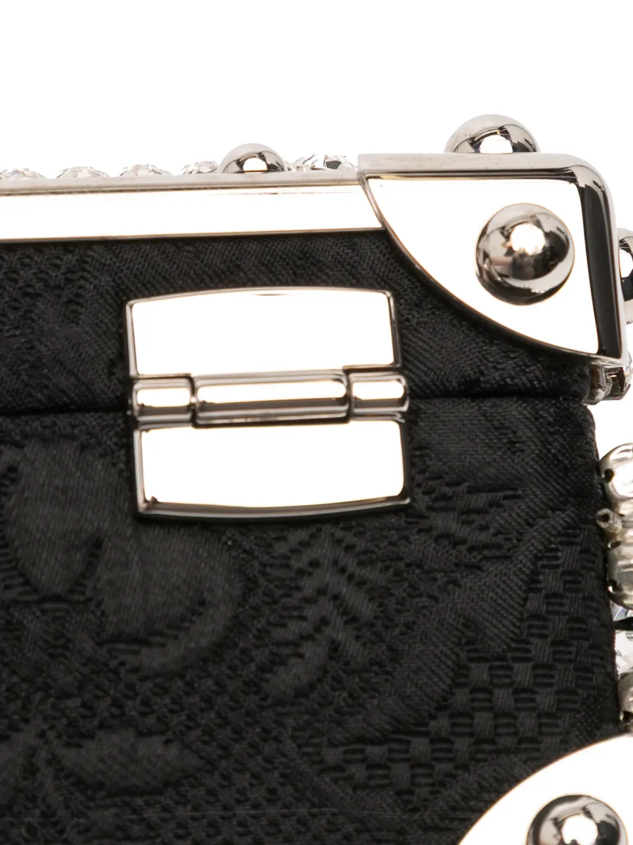 сумка на плечо Dolce Box Bag со стразами (2010-2025 годы) 13