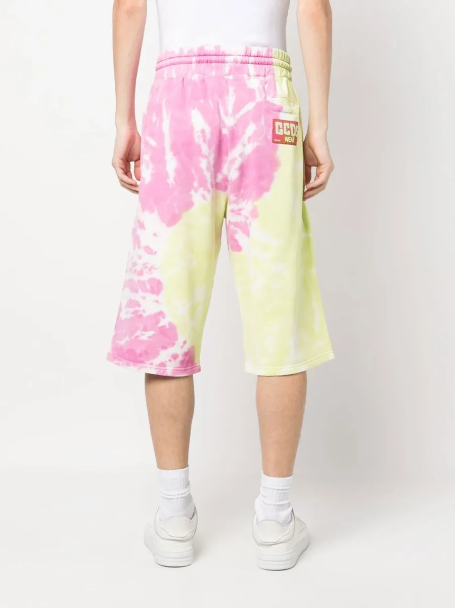 tie-dye print bermuda shorts 7