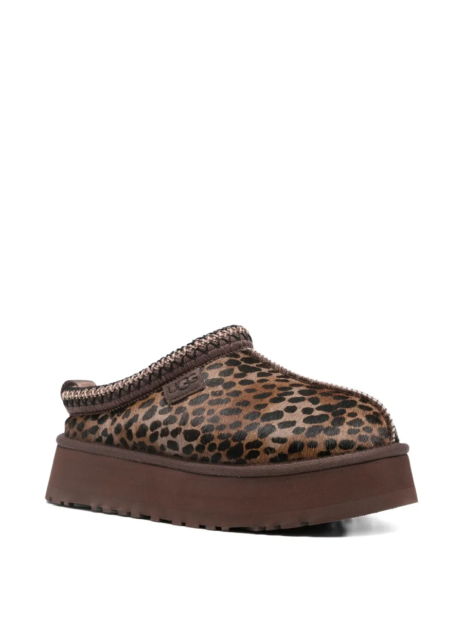 Tazz Caspian leopard-print platform mules 3