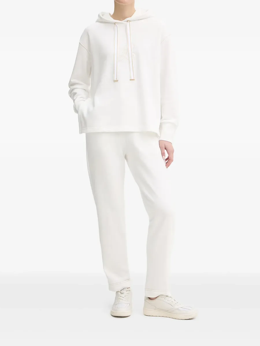 Bravata drawstring embroidered hoodie 2