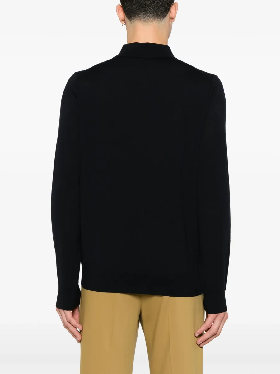 Artist-stripe detailed polo shirt 7