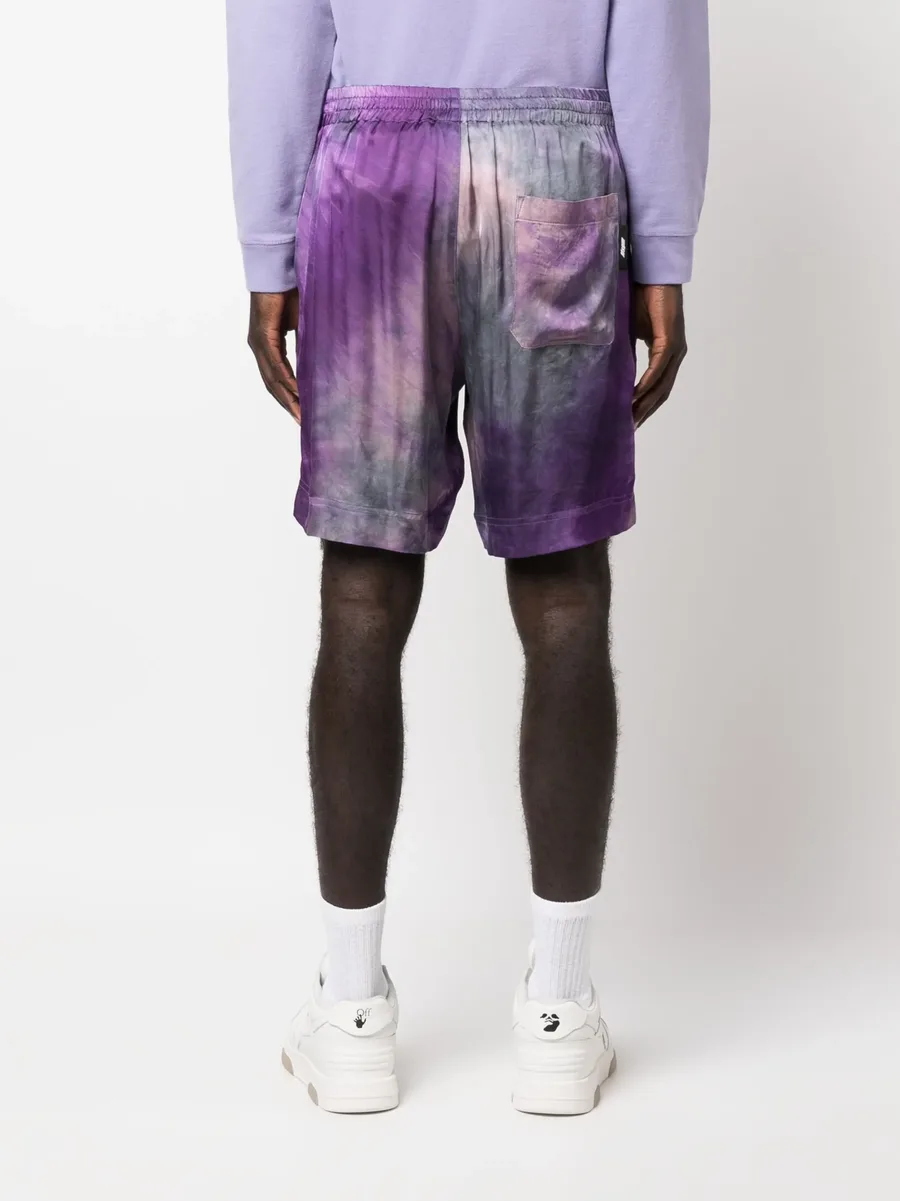tie-dye track shorts 8