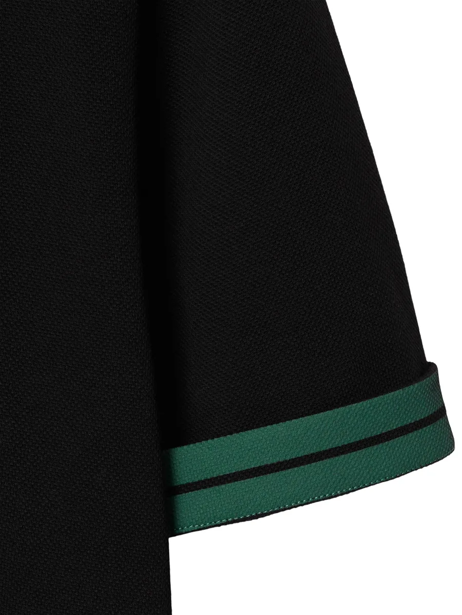striped-cuffs polo shirt 12