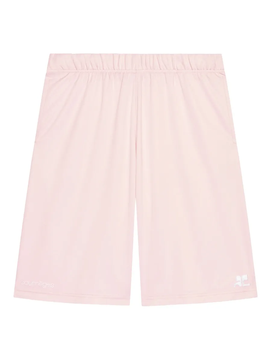 elasticated-waistband logo-detail shorts 1