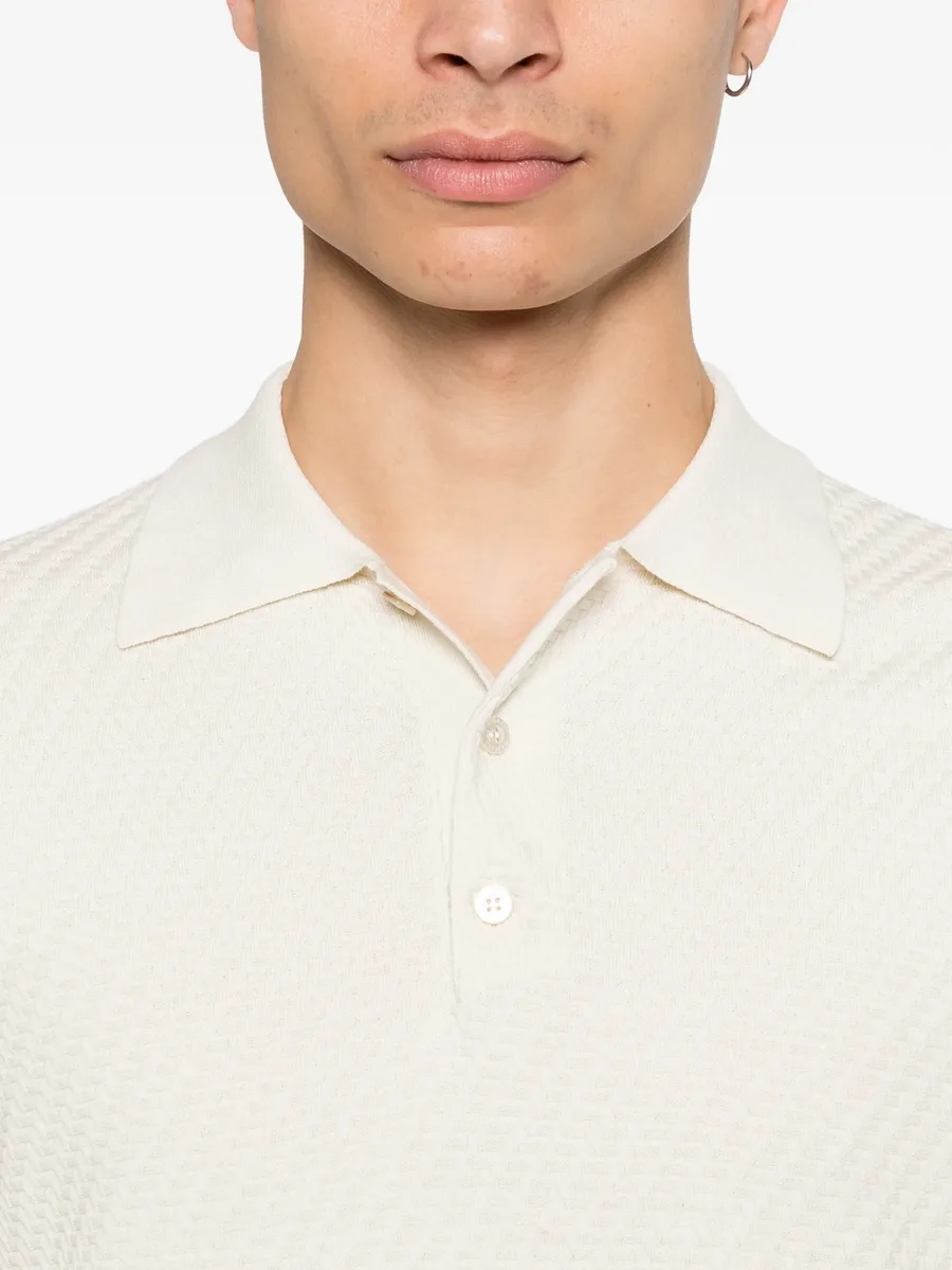 textured polo shirt 10