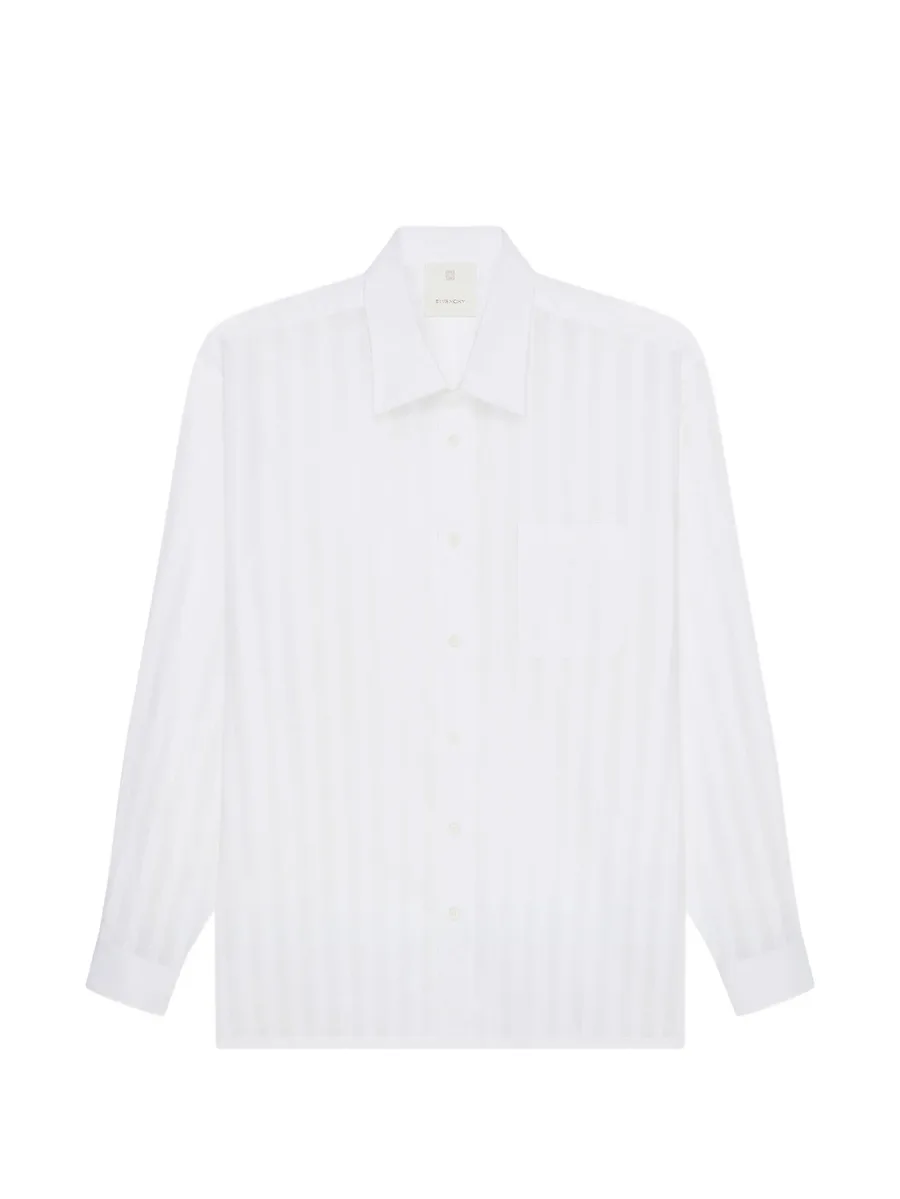 long-sleeve striped cotton shirt 1