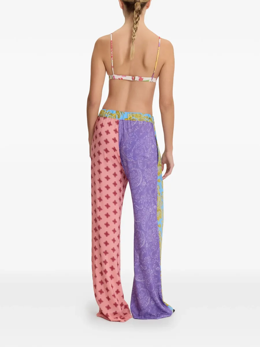 брюки Paisley в технике пэчворк 9