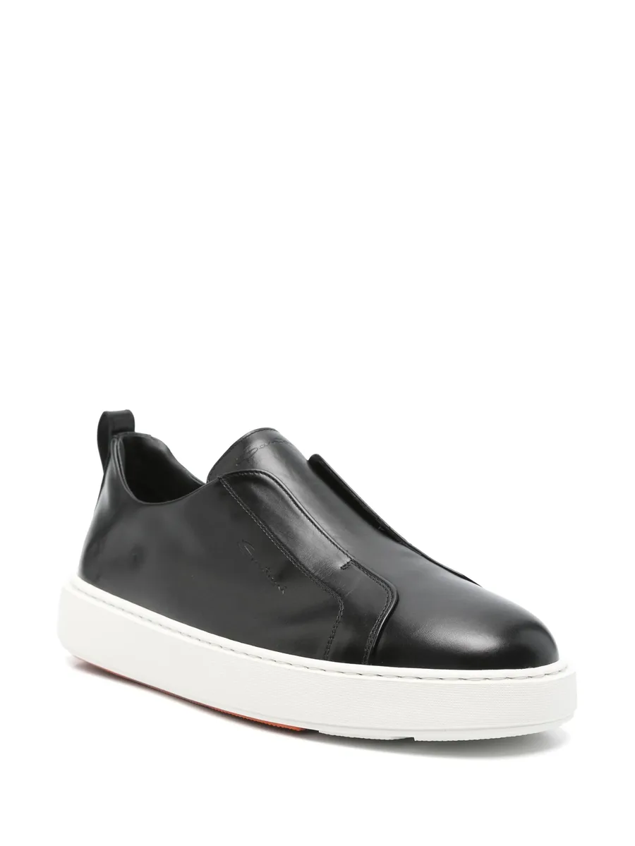 slip-on leather sneakers 3