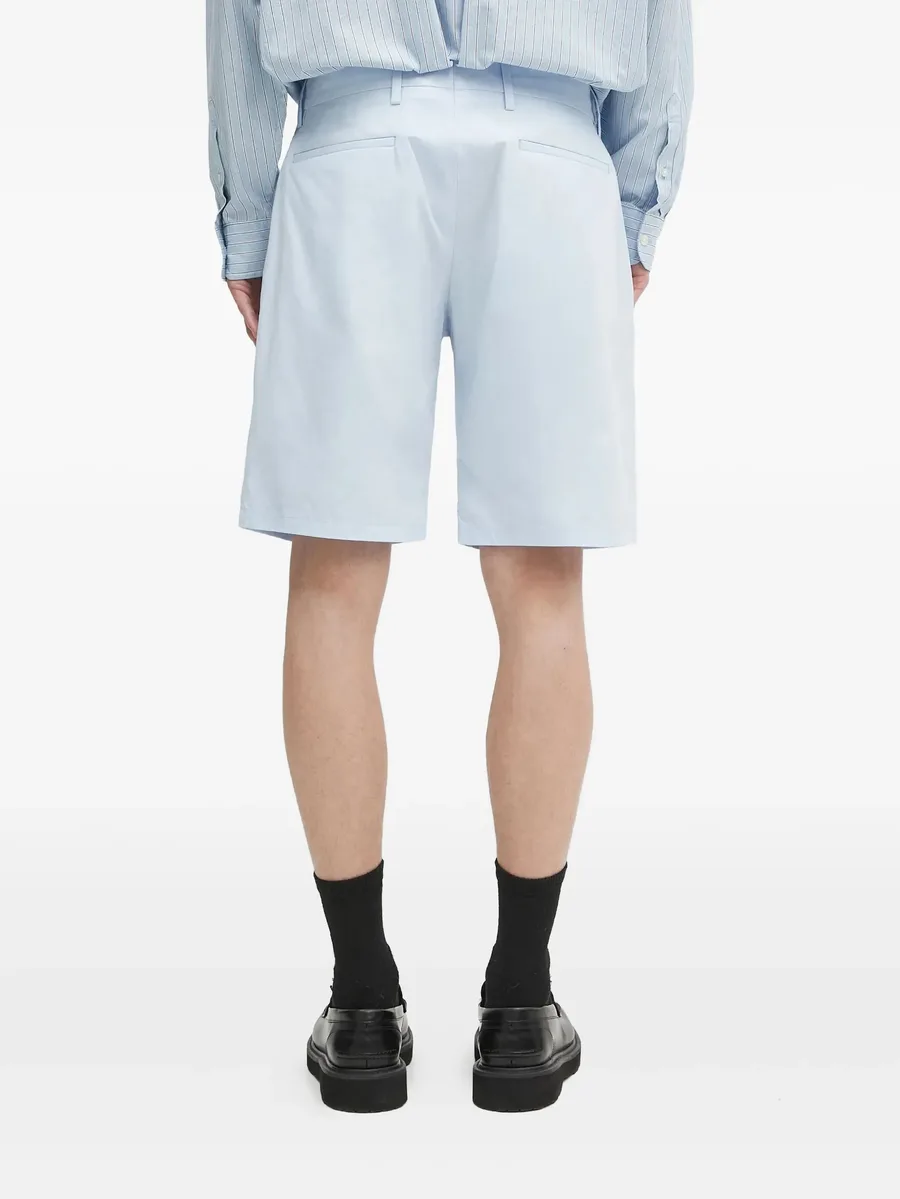 flat-front shorts 6