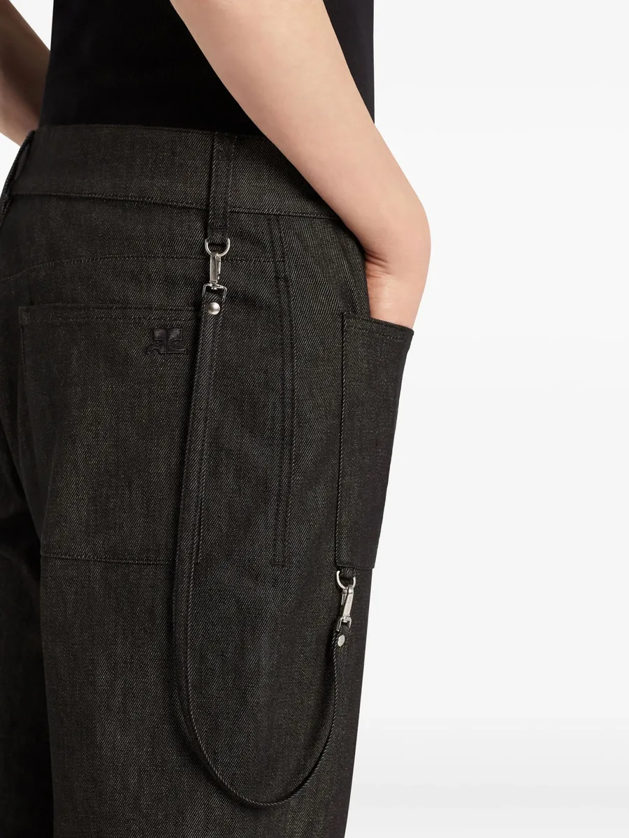джинсы bootcut с карманами 10