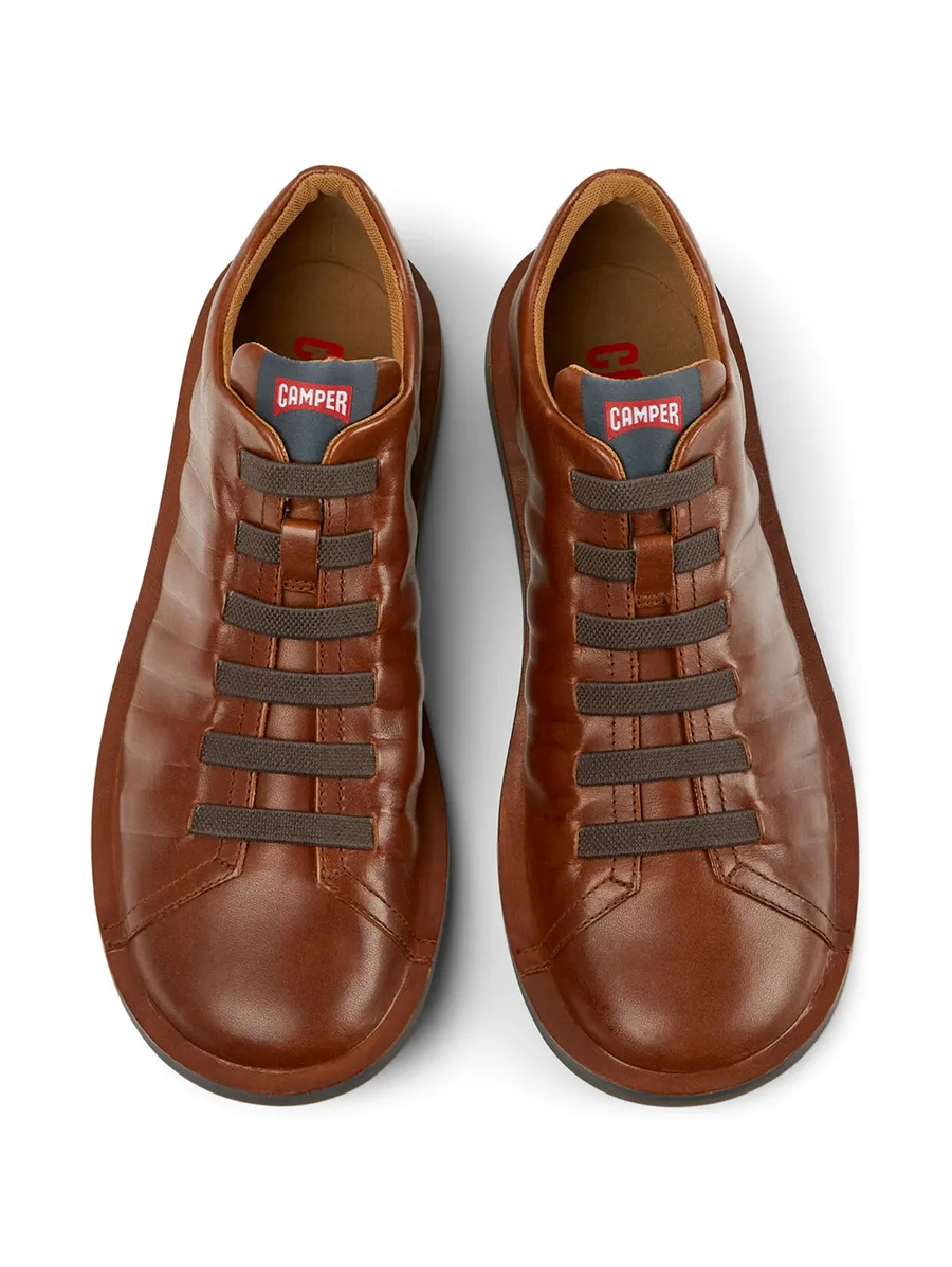 Beetle lace-up leather sneakers 7