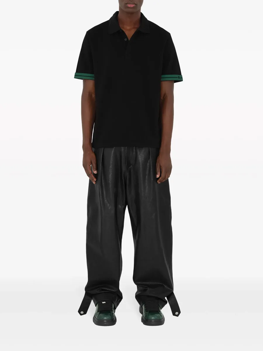 striped-cuffs polo shirt 4