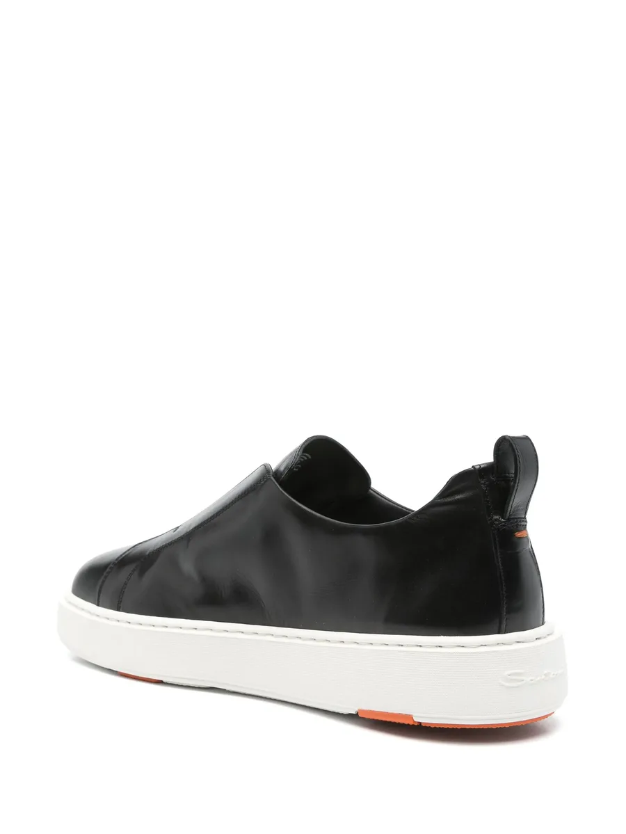 slip-on leather sneakers 5