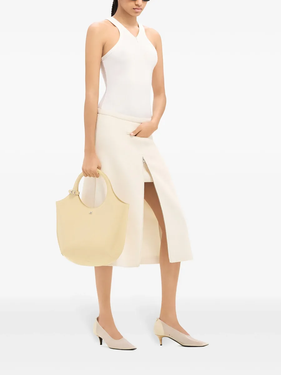 medium Holy leather tote bag 3