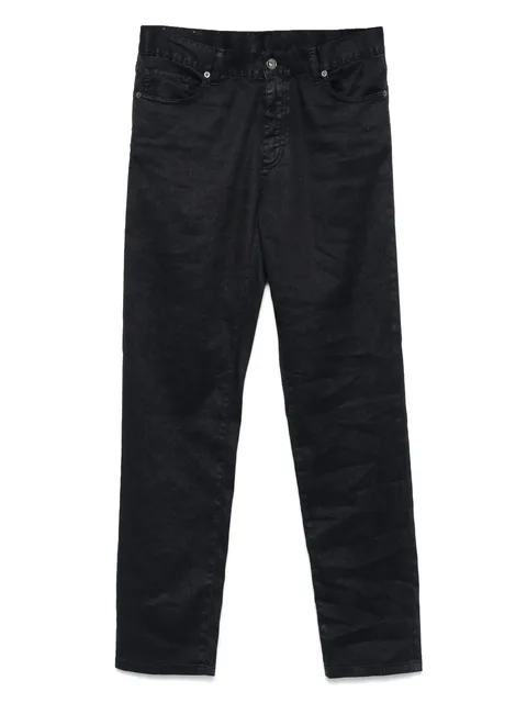 logo-patch trousers