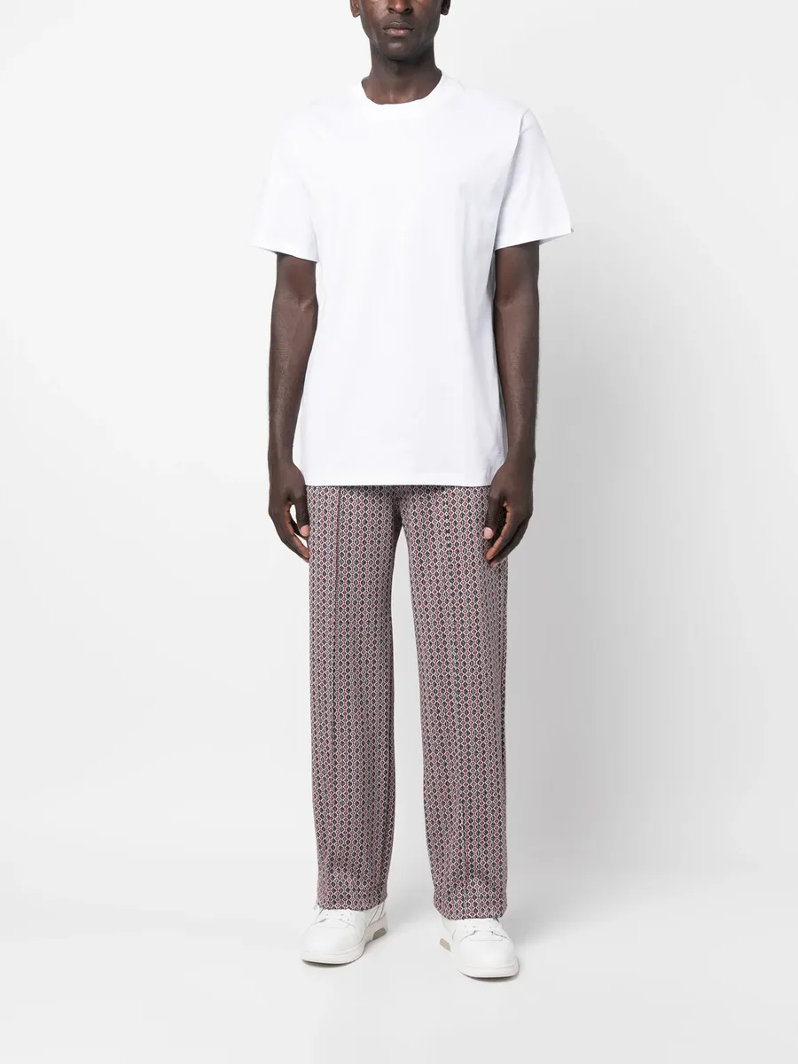 logo-jacquard track pants 4