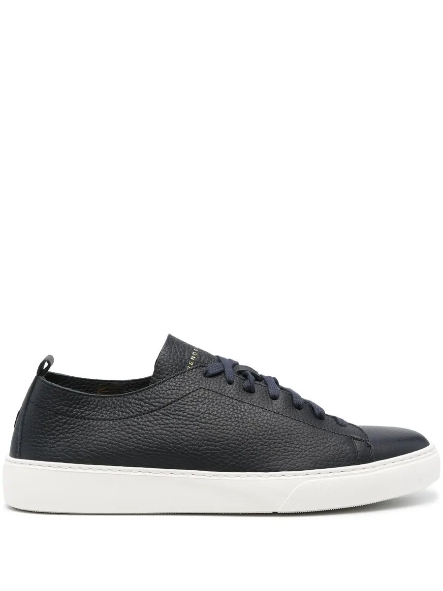grainy leather sneakers 1