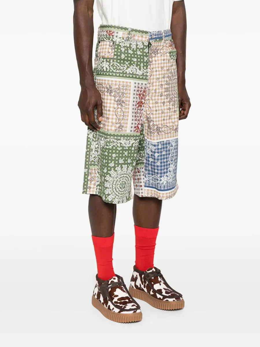 bandana traxedo shorts 6
